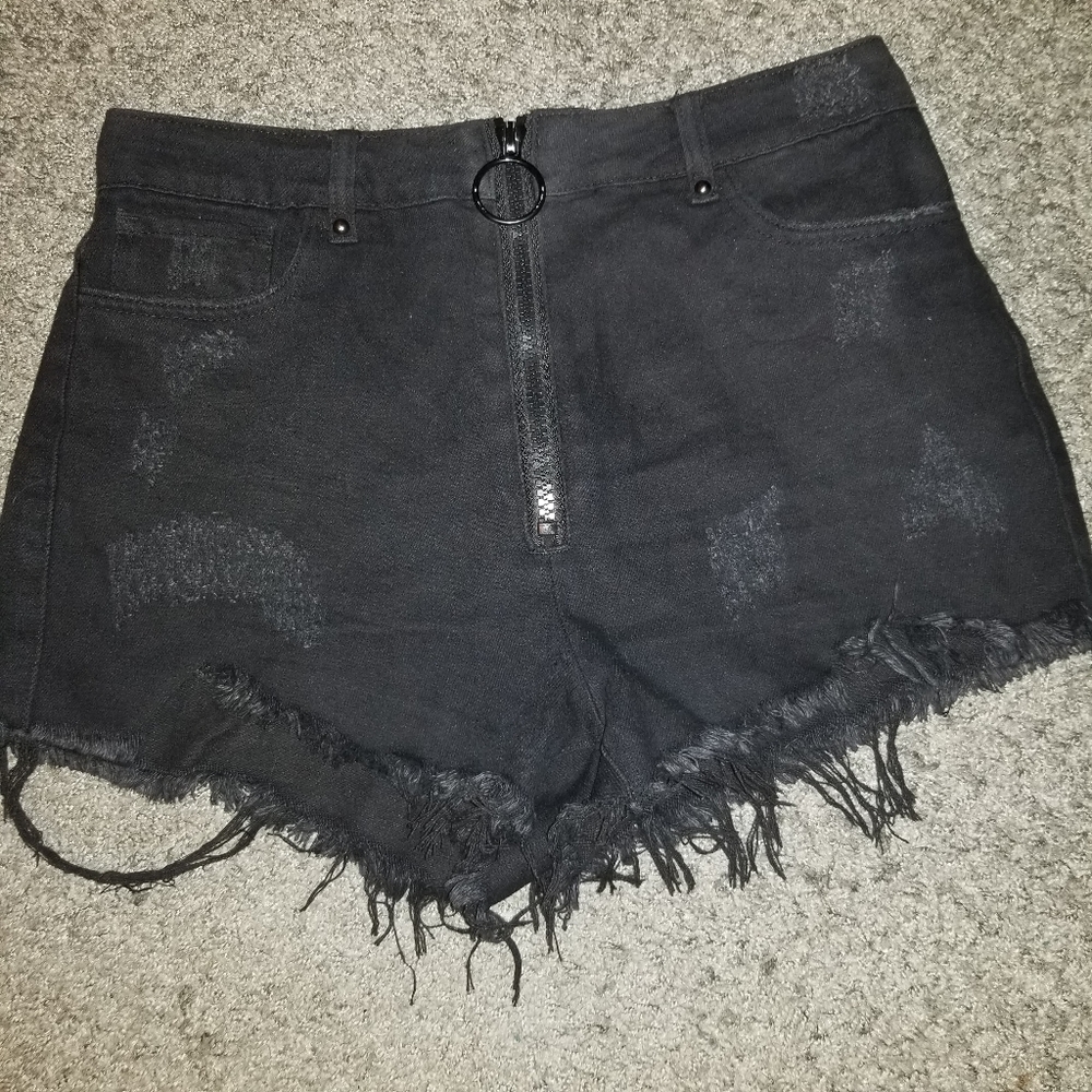 Forever 21 Black High Waisted Shorts